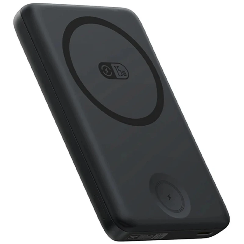 Портативное ЗУ Power Bank Baseus EnerFill FT11 Magnetic PD27W с БЗУ 10000mAh (P1008210G123) – Cosmic Black. Фото 2 из 3