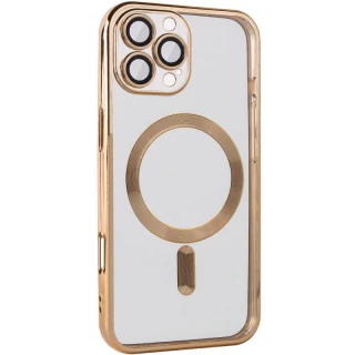 Хромовий TPU чохол з MagSafe на Apple iPhone 16 фото 1 з 5