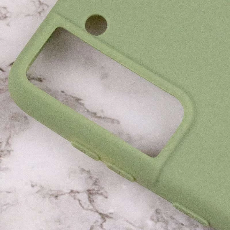 Кольоровий силіконовий чохол на Samsung Galaxy S21+ – Фісташковий. Фото 3 з 4