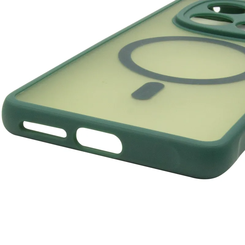 Чехол TPU Bloom with Magnetic Fit для Xiaomi Redmi Note 14 Pro 4G – Green. Фото 7 из 8