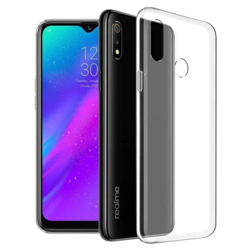 

Ультратонкий силіконовий чохол 1мм на Realme C3 (Безбарвний (прозорий))