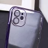 TPU+PC чехол с блестками на Apple iPhone 12 (6.1") – Purple. Фото 5 из 10