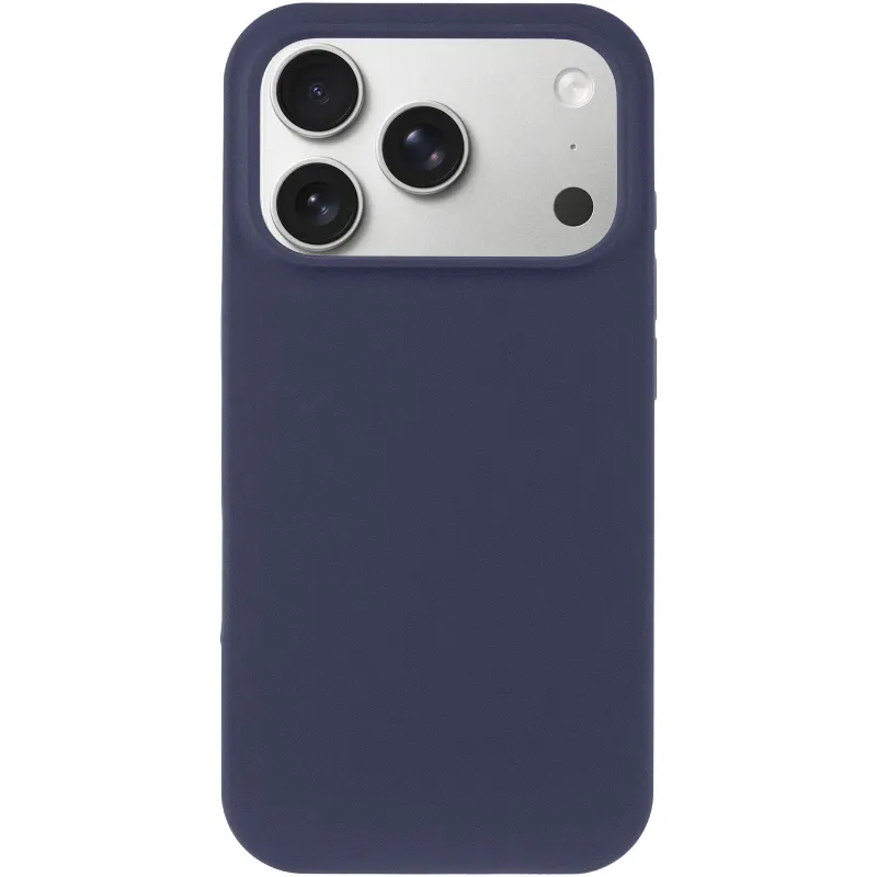Чехол Silk Full Protective (AA) NO LOGO для Apple iPhone 17 Pro (6.3") – Темно-синий / Midnight blue. Фото 3 из 3