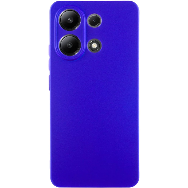 Чохол Silicone Case Lakshmi з закритою камерою на Xiaomi Redmi Note 13 4G – Синій / Iris. Фото 2 з 8