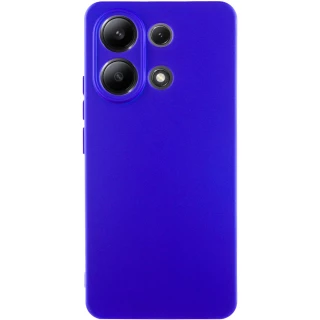 Чохол Silicone Case Lakshmi з закритою камерою на Xiaomi Redmi Note 13 4G — Синій / Iris