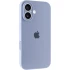Чехол Silicone Case с защитой камеры для Apple iPhone 16 – Голубой / Lilac Blue. Фото 1 из 8