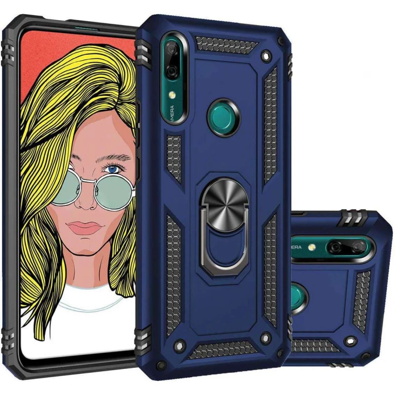 Протиударний чохол Serge Ring з кільцем на Huawei P Smart Z фото 2 з 8