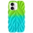 Силиконовый чехол Leaf для Apple iPhone 16 – Green / Aqua. Фото 1 из 1