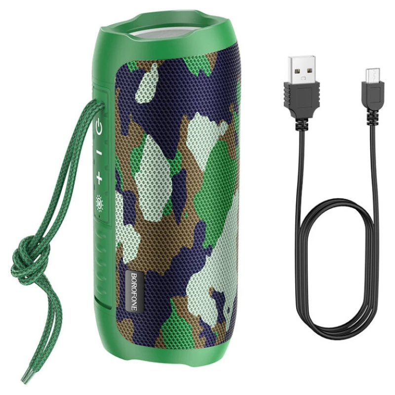 Bluetooth-колонка Borofone BR21 – Camouflage Green. Фото 2 з 3