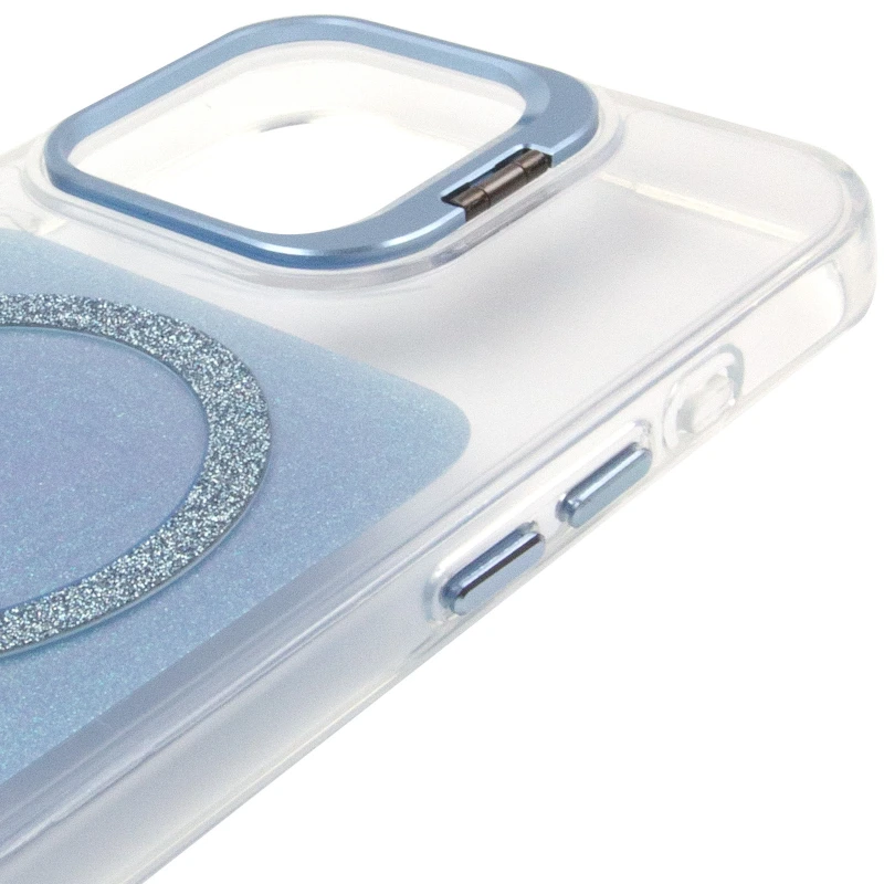 Чохол TPU+PC Jewel Sparkle with MagSafe для Apple iPhone 16 Pro Max – Aqua Blue. Фото 6 з 8