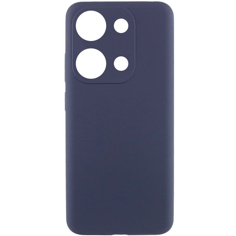 Чохол Silicone Case Lakshmi Premium із закритою камерою для Xiaomi Redmi Note 13 4G – Темно-синій / Midnight blue. Фото 1 з 3