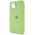 Чехол Silicone Case с защитой камеры для Apple iPhone 14 (6.1") – Зеленый / Pistachio. Фото 3 из 5