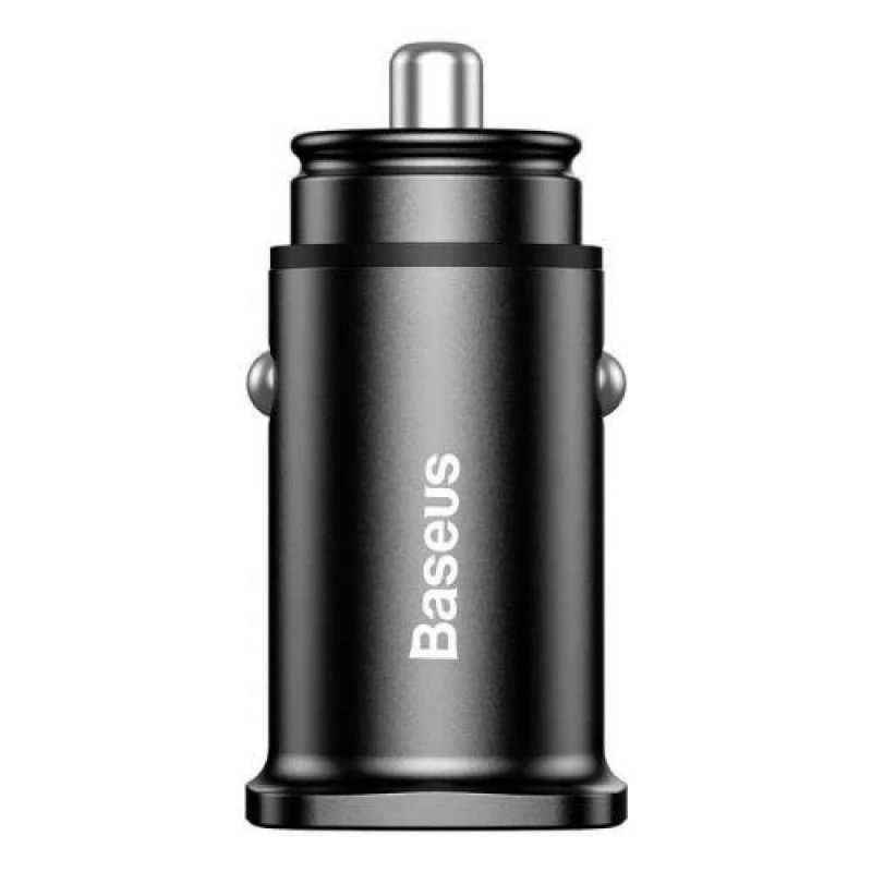 

АЗУ Baseus Square Metal QC 3.0 30W 2USB (Черный), Чорний