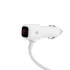 АЗУ з розгалужувачем прикурювача Hoco Z13 (3 порти+2USB/2.1A+LCD) – Сталевий. Фото 4 з 8