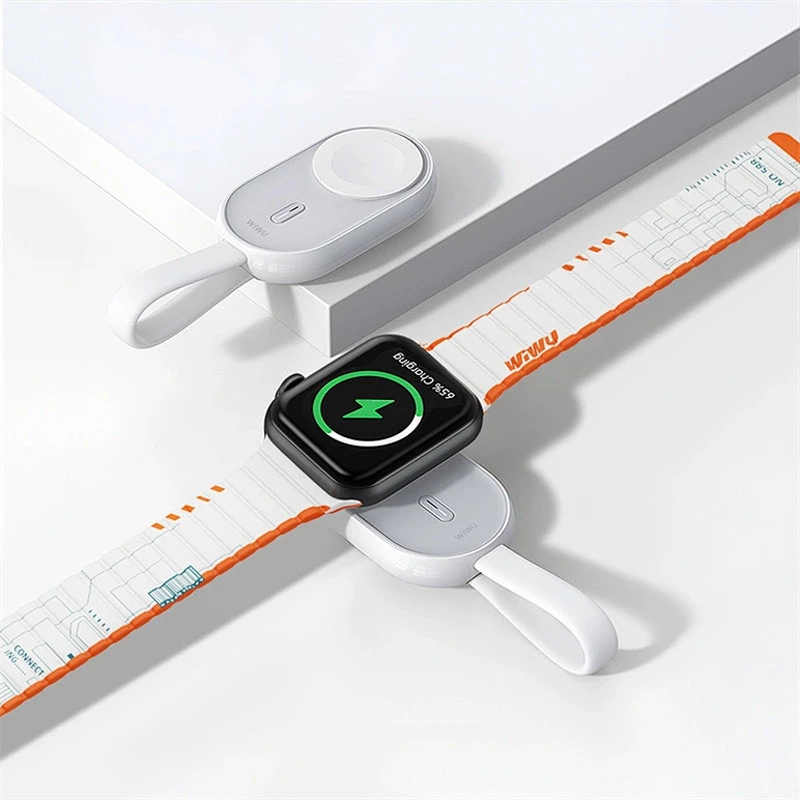 Портативний зарядний пристрій Power Bank WIWU Wi-M20 For Apple Watch 1200 mAh – White. Фото 3 з 5