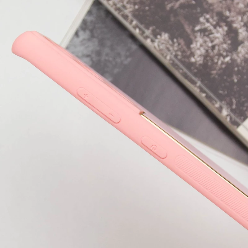 Шкіряний чохол Xshield на Samsung Galaxy S21 Ultra – Рожевий / Pink. Фото 8 з 11