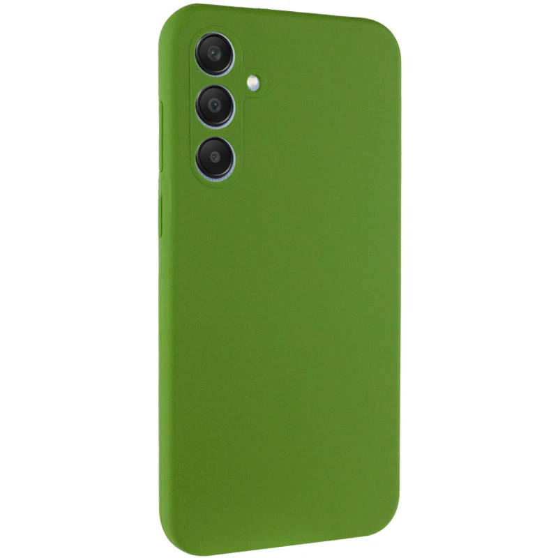 Чохол Silicone Cover Ummi Lakshmi Full Camera (AA) для Samsung Galaxy A55 – Зелений / Dark green. Фото 1 з 1