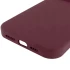 Чохол з закритим низом Silicone Case на Apple iPhone 16 Pro – Бордовий / Plum. Фото 12 з 12