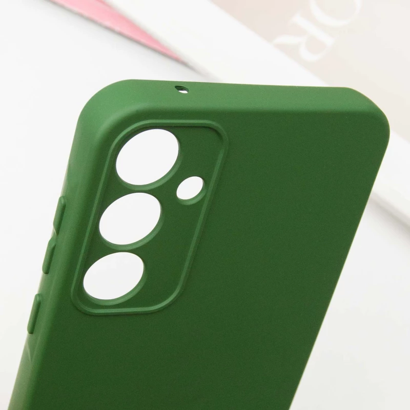 Чохол Silicone Case Lakshmi з закритою камерою на Samsung Galaxy S23 FE – Зелений / Dark green. Фото 15 з 19