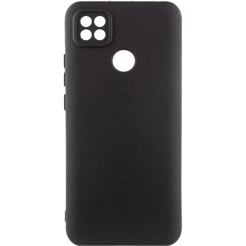 Чехол Silicone Case Lakshmi Premium з закритою камерою на Xiaomi Redmi 10A – Черный / Black. Фото 1 из 4