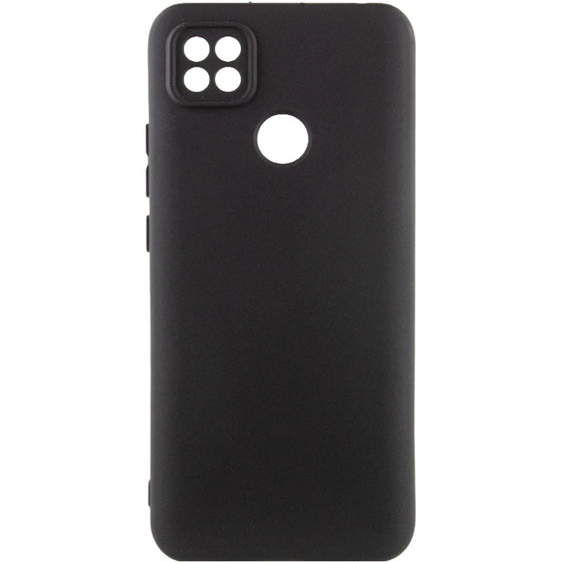 Чохол Silicone Case Lakshmi Premium з закритою камерою на Xiaomi Redmi 10A – Чорний / Black. Фото 1 з 4