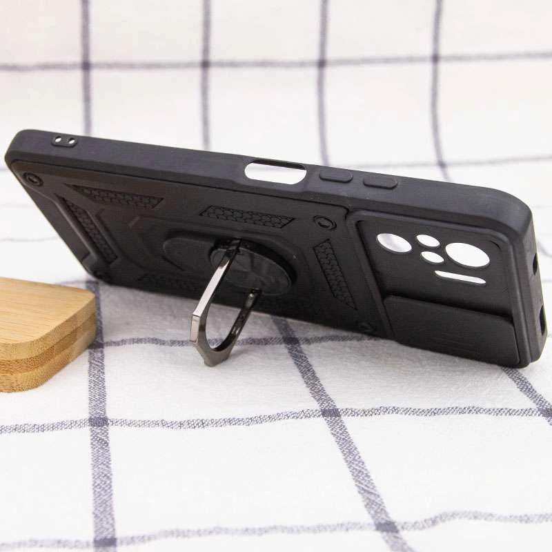 Протиударний чохол Serge Ring з захистом камери на Xiaomi Redmi Note 10 / Note 10s – Чорний. Фото 5 з 8