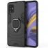 Протиударний чохол Transformer з кільцем на Samsung Galaxy A51 – Чорний / Soul Black. Фото 1 з 5