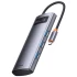 Перехідник HUB Baseus Metal Gleam Series 4-in-1 4xUSB3.0+RJ45 фото 1 з 1