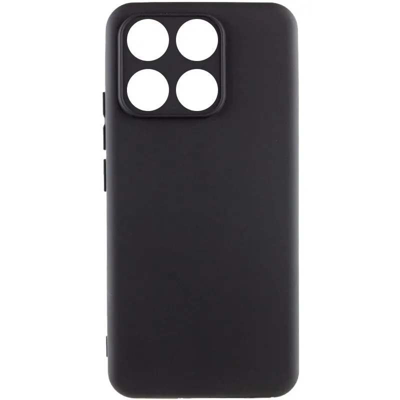 Чехол Silicone Case Lakshmi Premium з закритою камерою на Motorola Moto G15 4G – Черный / Black. Фото 1 из 2