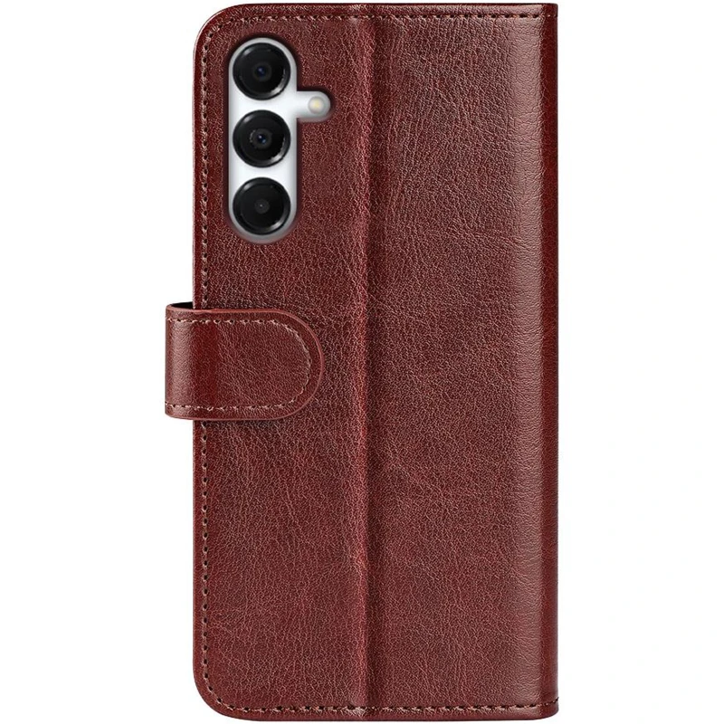 Кожаный чехол-книжка Wallet Style для Samsung Galaxy A16 4G/5G – Brown. Фото 2 из 4