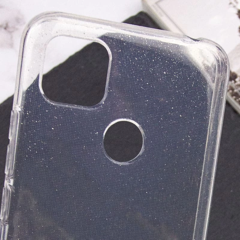 Блискучий силіконовий чохол на Xiaomi Redmi 9C – Clear. Фото 3 з 5