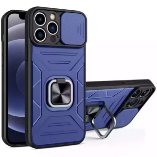 Протиударний чохол Flash зі шторкою для камери та кільцем на Xiaomi 11T / 11T Pro фото 1 з 7