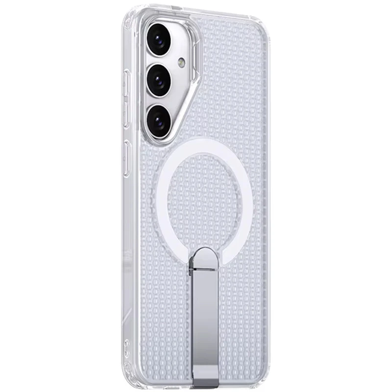 Чохол TPU Breeze with MagSafe stand для Samsung Galaxy S25 – Transparent. Фото 2 з 2
