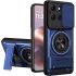 Ударостійкий чохол Camshield StandRing case для Motorola Moto G15 4G – Blue. Фото 1 з 1