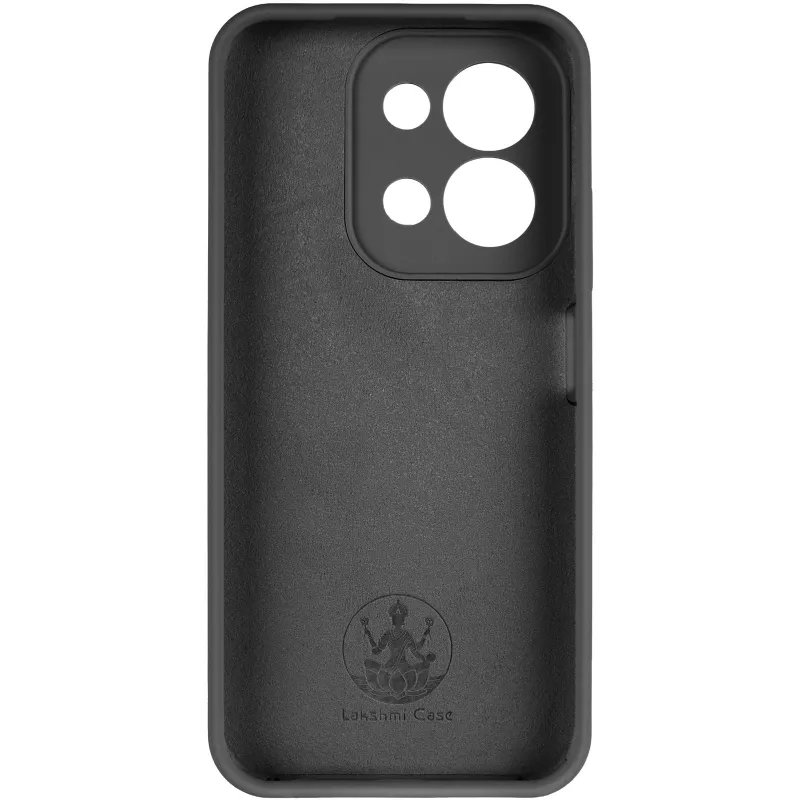 Чехол Silicone Case Lakshmi Premium з закритою камерою на Xiaomi Redmi 15C (Global) – Черный / Black. Фото 5 из 7