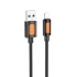 Дата кабель Borofone BX114 Structure USB to Lightning 2.4A (1m) – Black. Фото 1 з 6