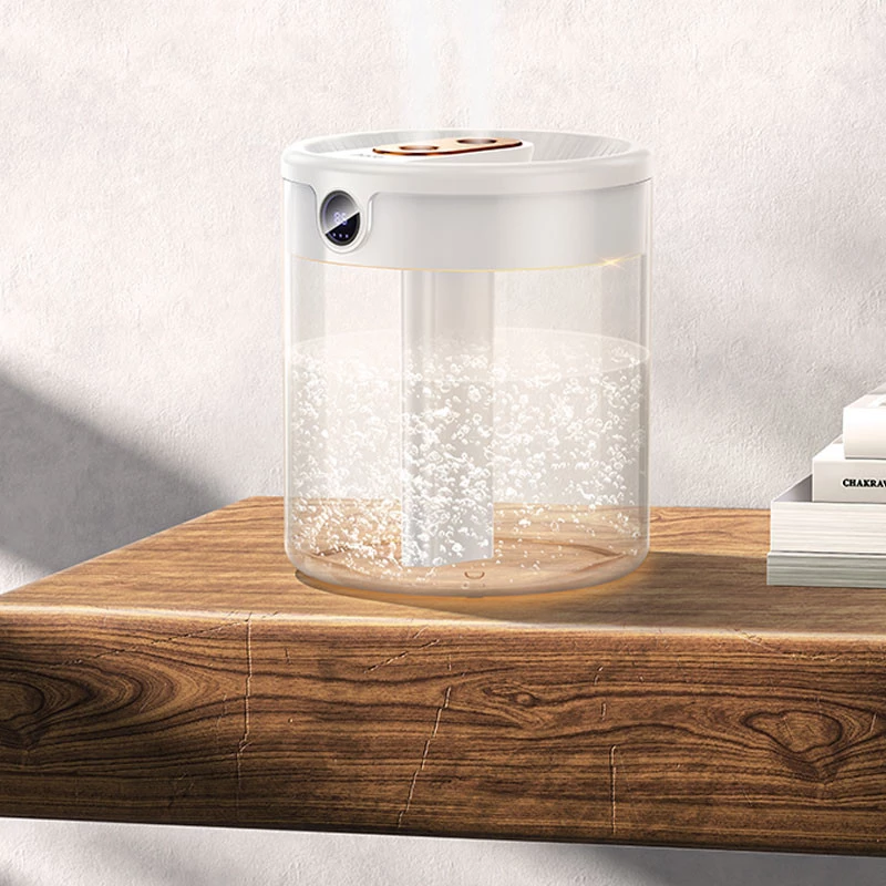 Зволожувач повітря Hoco HX31 Dual spray humidifier with digital display – White. Фото 8 з 8