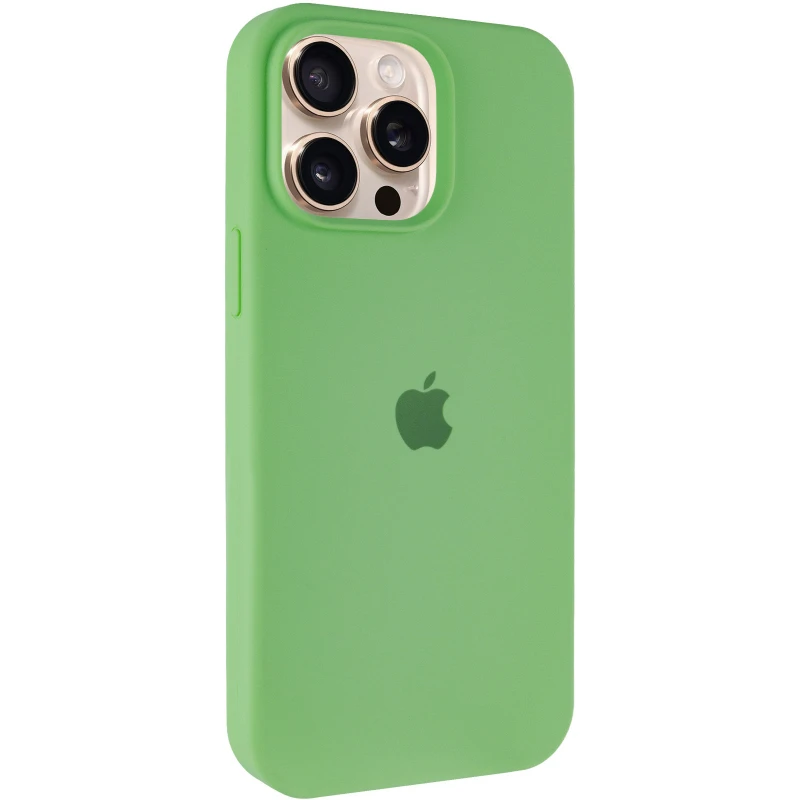 Чохол Silicone Case з закритим низом на Apple iPhone 13 Pro Max (6.7") – М'ятний / Mint. Фото 2 з 8