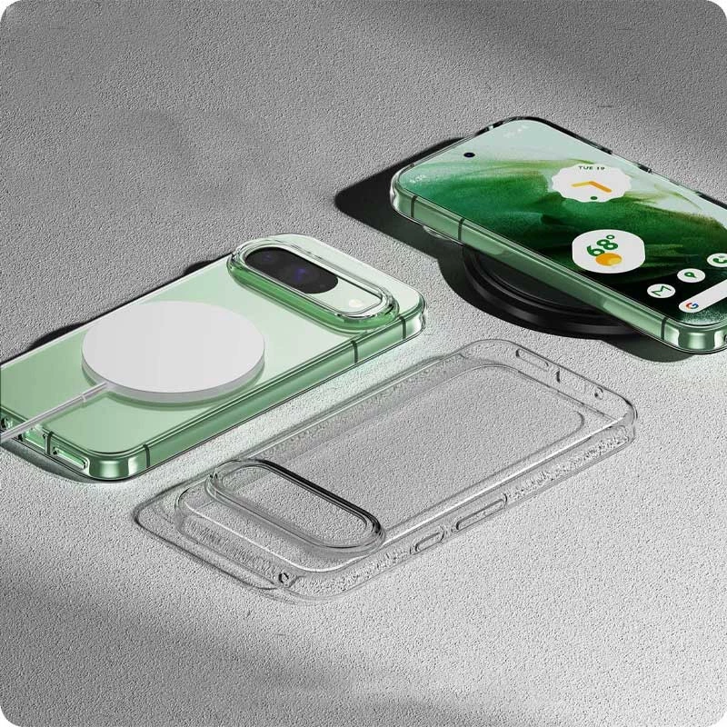 Ультратонкий силіконовий чохол 1,5 мм на Google Pixel 9 Pro XL – Безбарвний (прозорий). Фото 4 з 7