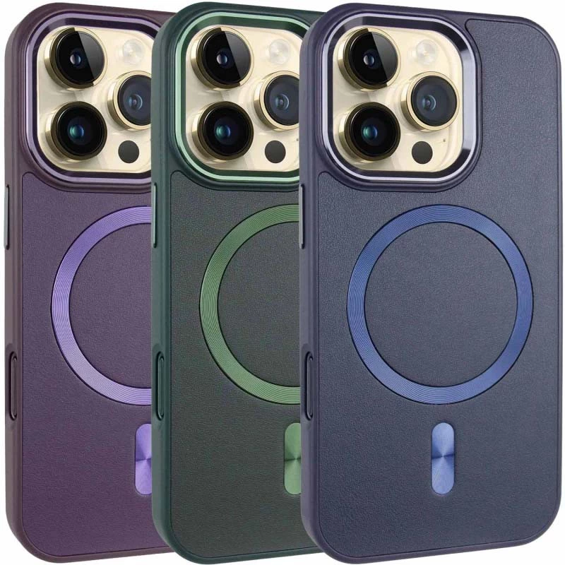 Кожаный чехол с MagSafe для Apple iPhone 16 Pro Max фото 3 из 3