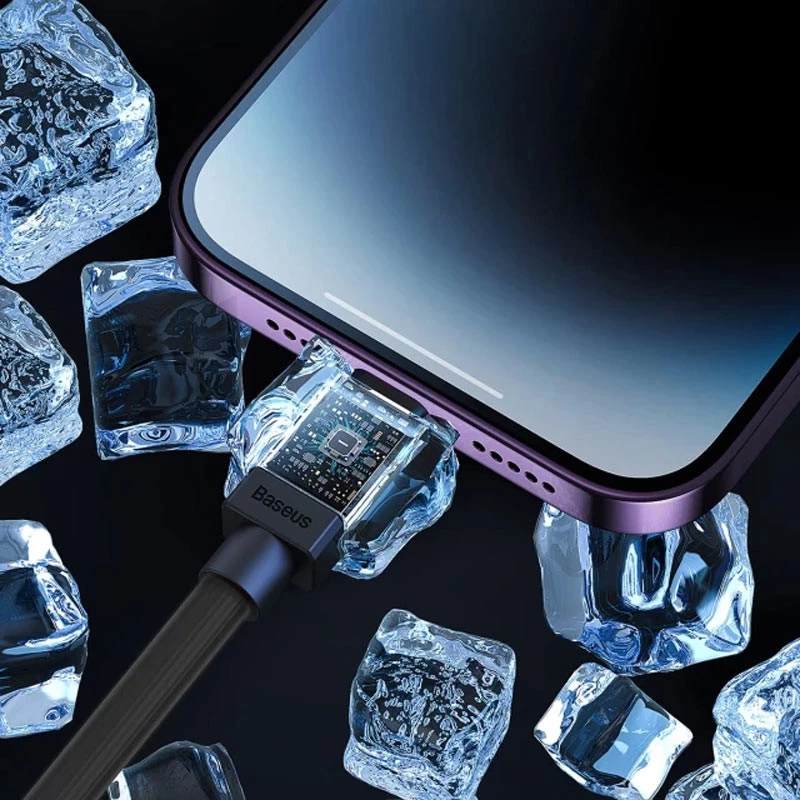 Дата кабель Baseus CoolPlay Series Type-C to Lightning 20W (1m) (CAKW00000) – Black. Фото 2 з 6