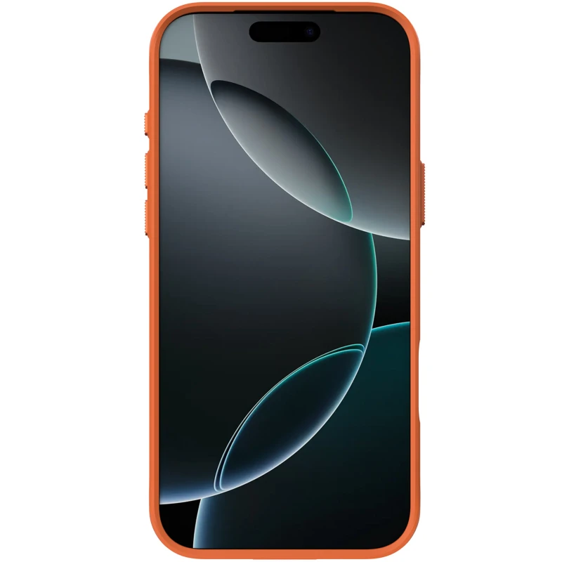 TPU+PC чохол Space Taurustar Magsafe with kickstand для Apple iPhone 17 Pro Max (6.9") – Orange. Фото 3 з 7