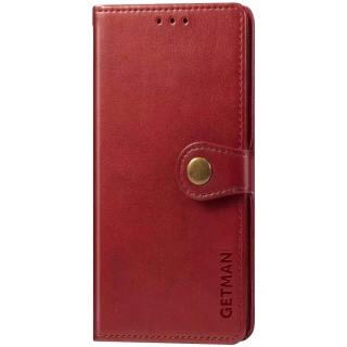 Чехол-книжка GETMAN Gallant  для Xiaomi Redmi Note 12 Pro 5G — Красный