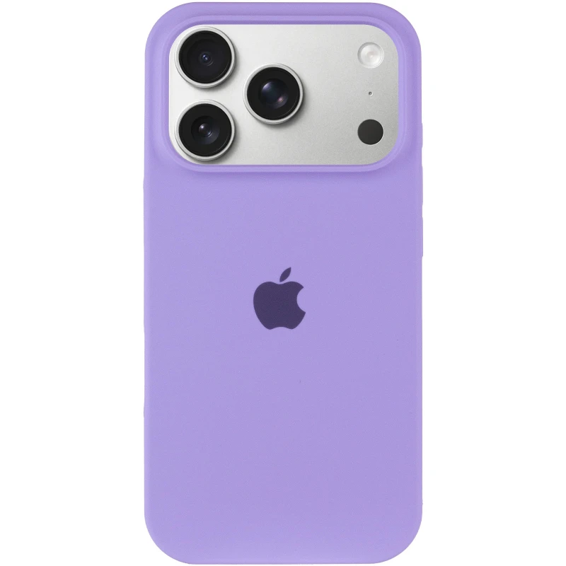 Чехол Silicone Case (AA) Logo with MagSafe для Apple iPhone 17 Pro Max (6.9") – Сиреневый / Dasheen. Фото 4 из 13