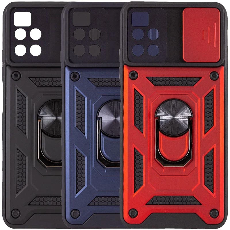 Удароміцний чохол Ummi Camshield Serge Ring (in box) для Xiaomi Poco M4 Pro 5G фото 2 з 4