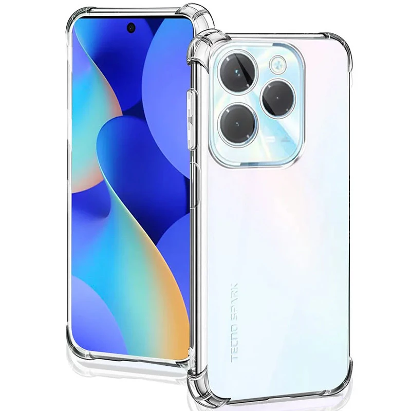 Ультратонкий силиконовый чехол GETMAN с крытыми бортами та камерою на TECNO Spark Go 2024 – Бесцветный (прозрачный). Фото 5 Ультратонкий силиконовый чехол GETMAN с крытыми бортами та камерою на TECNO Spark Go 2024 – Бесцветный (прозрачный). Фото 5 из 7