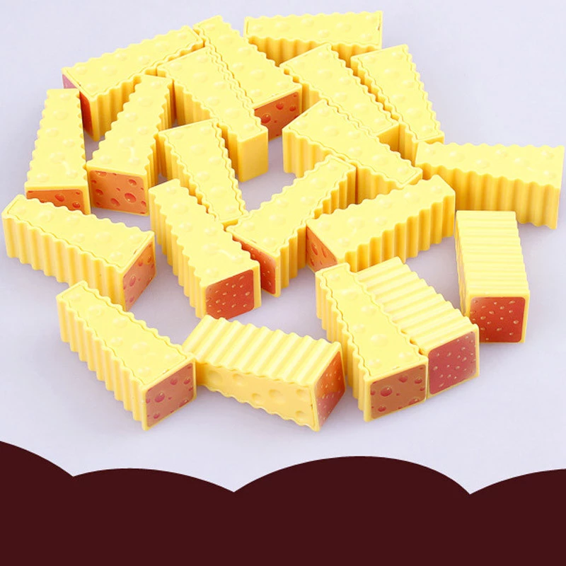 Настільна інтерактивна гра Ummi 707-B19 Mouse Stacking Cakes Game – Yellow. Фото 3 з 6