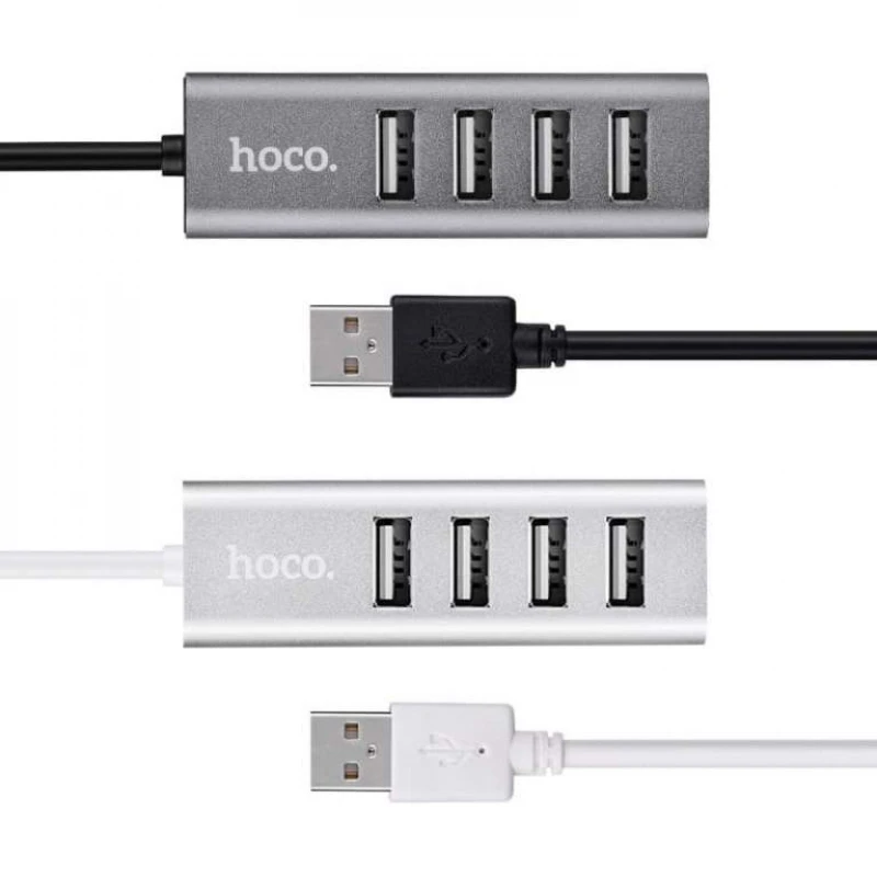 

Перехідник HUB Hoco HB1 USB to USB 2.0 (4 port) (1m)
