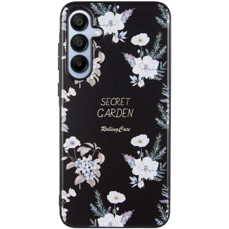 TPU+PC чехол Secret Garden для Samsung Galaxy A35 – Black. Фото 6 из 12