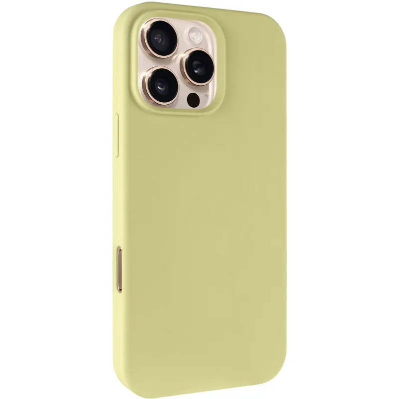 Чехол Silk Full Protective (AA) NO LOGO для Apple iPhone 16 Pro Max – Желтый / Mellow Yellow. Фото 2 из 9